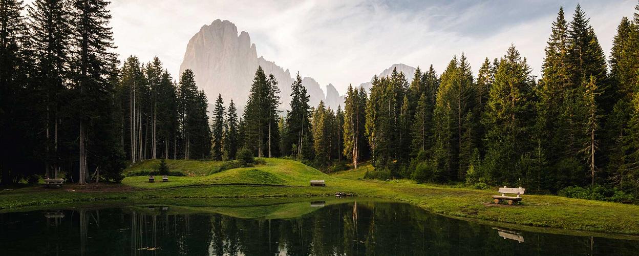 The mountains of Soth Tyrol?