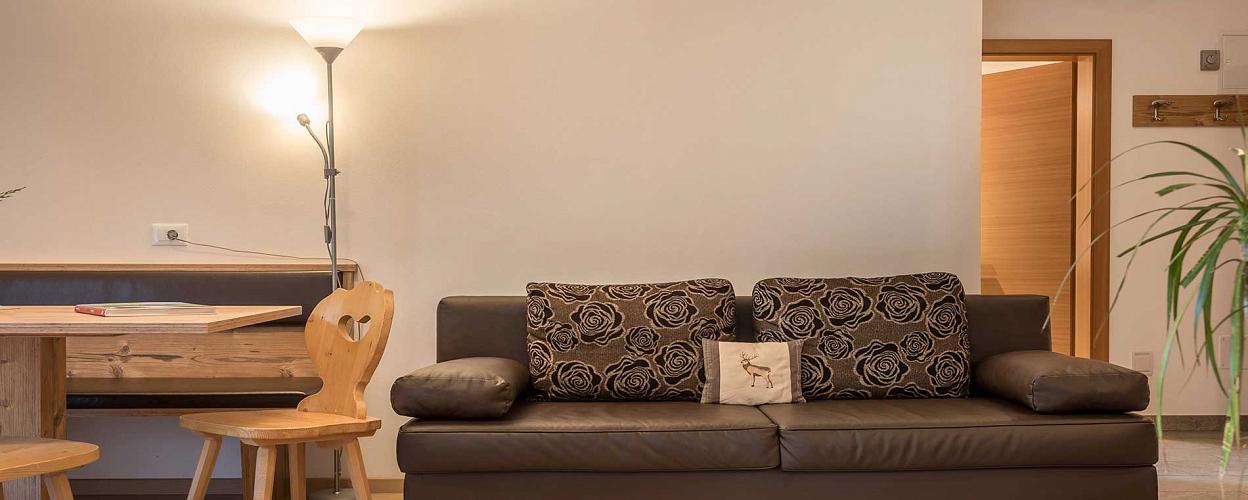 Wohnzimmer in der Wohnung Sonnenblume Wohnzimmer in der Wohnung Sonnenblume